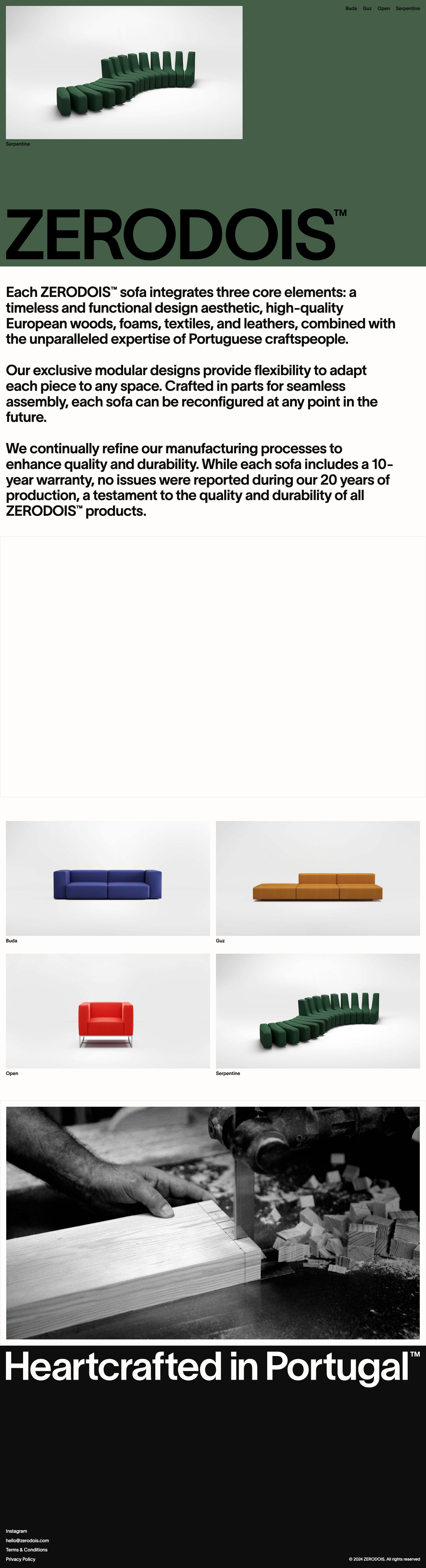 Zerodois - full page scroll