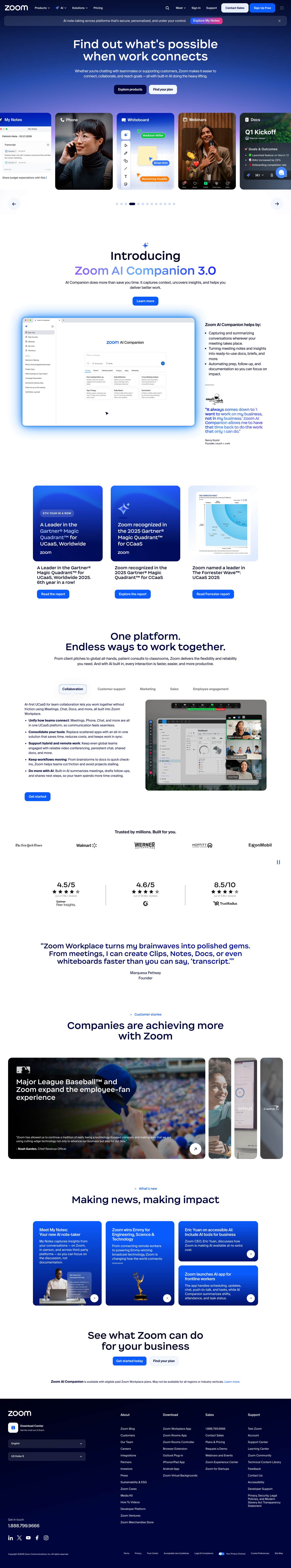 Zoom - full page scroll